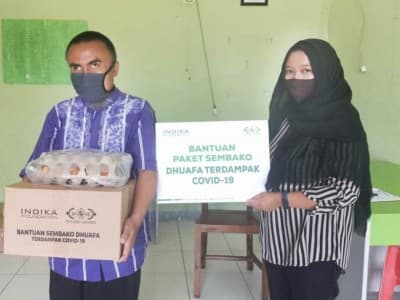 LAZISNU Salurkan Sembako untuk Difabel dan Nelayan