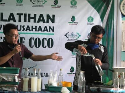 Beri Solusi Dampak Corona, LAZISNU di Sidoarjo Fasilitasi Pelatihan Usaha