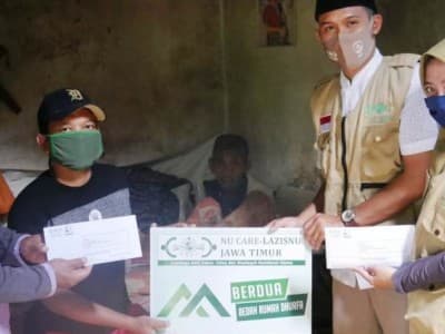 Kakek Sebatang Kara di Malang Akhirnya Miliki Rumah Bantuan LAZISNU Jatim