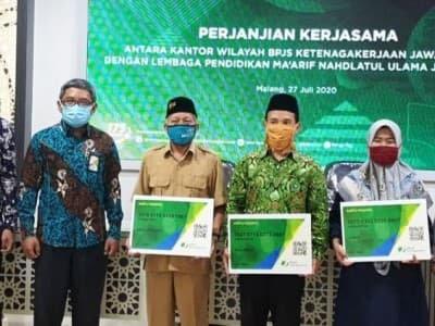 Lindungi Pendidik, Ma’arif NU Jatim Gandeng BPJS Ketenagakerjaan 