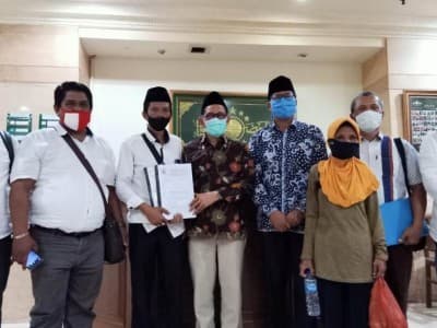 Cari Keadilan, Petani Sei Mencirim dan Simalingkar Mengadu ke PBNU