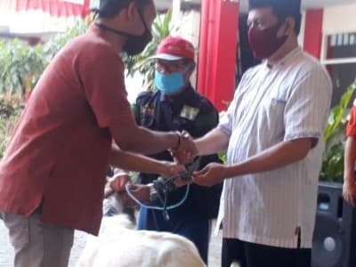 Bentuk Karakter Peduli, Sekolah Nasima Semarang Kurban 69 Kambing dan 1 Sapi