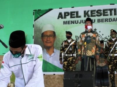 Buktikan Komitmen, NU di Kabupaten Kediri Gelar Apel Kesetiaan