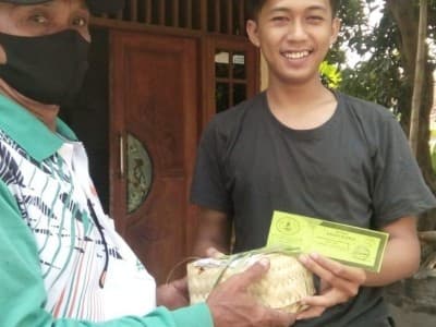 Ansor dan Banser Jombang Distribusikan Daging Kurban di Kawasan Terpencil