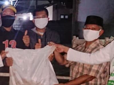 Perhatian LAZISNU Kota Kediri kepada Warga yang Lakukan Isolasi Mandiri