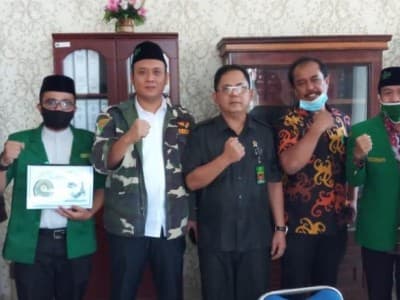Silaturahim GP Ansor Karo dengan PN Kabanjahe