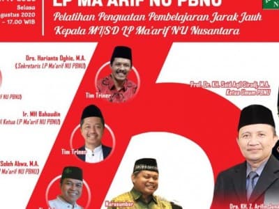 LP Ma’arif NU Tingkatkan Kapasitas Ribuan Kepala Madrasah secara Daring