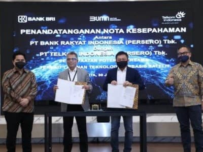Kolaborasi dengan Perbankan, Telkom Tingkatkan Layanan Satelit