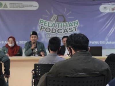 Ajak Kader Melek Teknologi, IPNU dan IPPNU DKI Gelar Pelatihan Podcast
