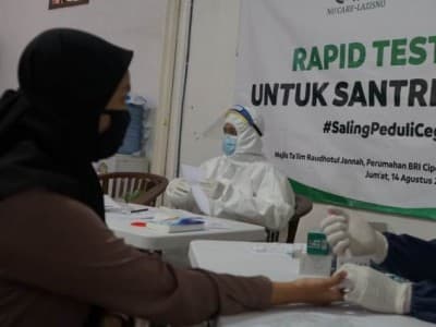 NU Care Gelar Rapid Test Gratis untuk Santri