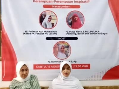 Fatayat NU Lasem Maknai Kemerdekaan melalui Sosok Perempuan Inspiratif