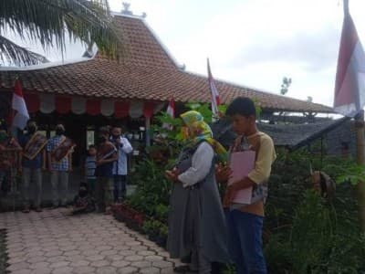 Rumah Inklusif Kebumen Gelar Upacara Bendera bagi Para Difabel
