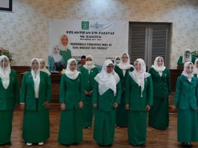 Lantik Fatayat NU Banten, Anggia Ermarini Ingatkan Peran Strategis Perempuan