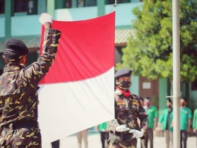HUT Ke-75 RI, Ansor Tegal Ingatkan Perjuangan Pahlawan dan Ulama