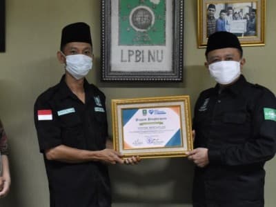 LPBINU Beri Penghargaan Relawan Covid-19