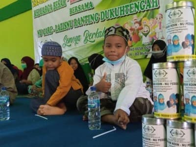 UPZISNU Dukuhtengah Sidoarjo Awali Muharam dengan Santuni Yatim