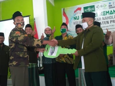 Peluncuran Ambulans NU Peduli Warnai Pelantikan LAZISNU Pringsewu