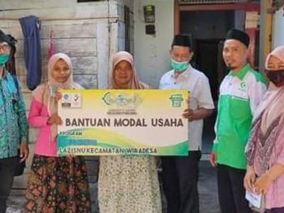 Peduli Masyarakat Kecil, LAZISNU di Pekalongan Bantu Modal Usaha