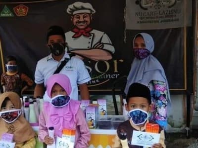 Muharram Ceria, Cara LAZISNU-LP Ma'arif NU Jombang Bahagiakan Anak Yatim