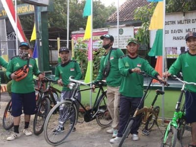 Jalin Persahabatan di Tegal dengan Gowes Ansor