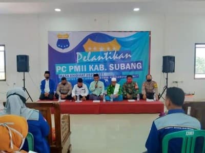 Istighotsah Usai Pelantikan, PMII Subang Perkuat Spiritualitas Pengurus Baru 