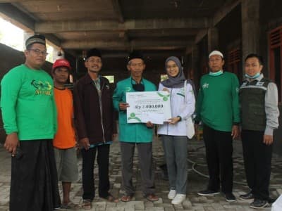 LAZISNU Yogyakarta Salurkan Bantuan Pembangunan TK Masyithoh Palbapang, Bantul