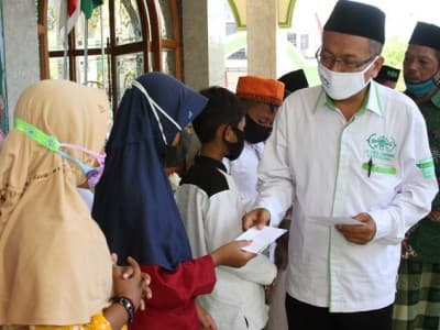 Teguhkan Kepedulian, LAZISNU di Bojonegoro Santuni Yatim Piatu