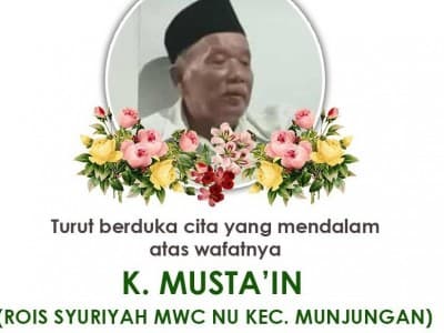 Innalillahi, Kiai Musta'in Munjungan Wafat