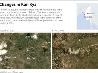 Myanmar Hapus Nama-nama Desa Rohingya dari Peta