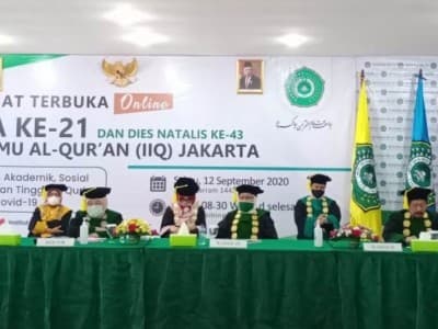 Kepada Wisudawan, Rektor IIQ Jakarta Menitipkan Nilai Al-Qur’an dan Akhlak Terpuji