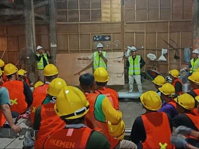 Pesantren Lirboyo, Denanyar, dan Tremas Jadi Percontohan Pelatihan Konstruksi Kementerian PU