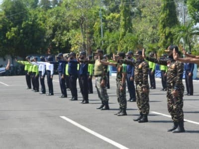 Banser Bojonegoro Tingkatkan Kemampuan Pengaturan Lalu Lintas