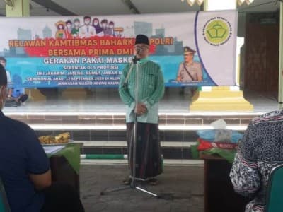 Jaga Masyarakat dari Sanksi, Polri Gaungkan Tertib Bermasker di Semarang