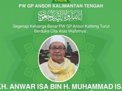 Innalillahi, Rais Syuriah PWNU Kalteng Kiai Anwar Isa Wafat
