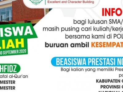 Tarik Minat Kuliah, Politeknik Balekambang Jepara Tawarkan Beragam Beasiswa