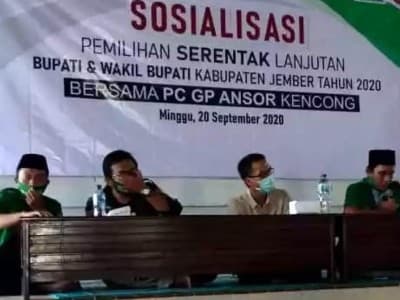 Situasi di Jember Memanas, GP Ansor Sosialisasikan Politik Santun