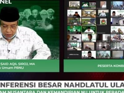 Gelar Konbes Virtual, Bukti NU Mampu Beradaptasi dengan Zaman