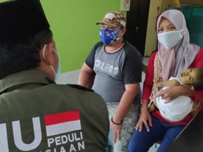 Geza Bocah 1 Tahun Idap Pembengkakan Hati Dapat Bantuan NU Care