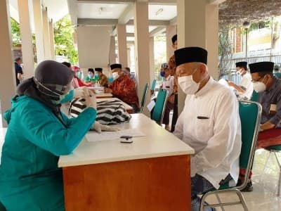 Ikhtiar Pesantren Tebuireng Jombang Memenuhi Protokol Kesehatan