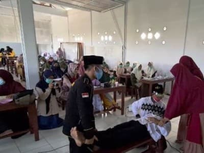 RMINU Lamongan Gelar Diklat, Ajak Pesantren Cegah Penularan Covid-19