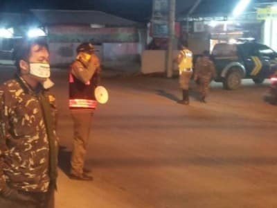 Cegah Covid-19, Banser di Brebes Ikut Operasi Yustisi