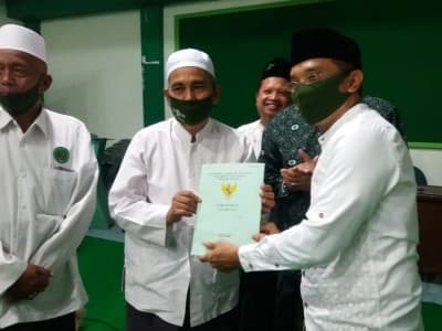 PCNU Jember-BPN Jember Teken MoU Sertifikasi Tanah Aset NU