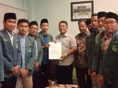 Tolak UU Cipta Kerja, IPNU Kabupaten Tegal Sampaikan Aspirasinya ke DPRD
