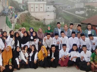 Pertama Kalinya IPNU-IPPNU Magelang Resmikan Anak Ranting di Lereng Gunung Sumbing