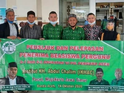 Pergunu Aceh Antarkan Penerima Beasiswa ke IKHAC Jatim