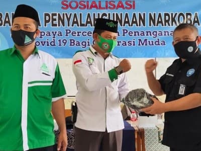 Gandeng BNK, Ansor Brebes Gencar Sosialisasi Bahaya Narkoba