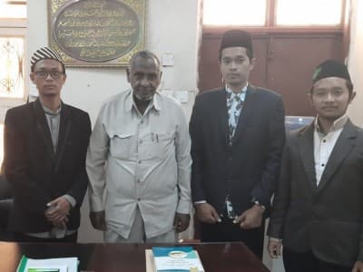 Aktivis NU Silaturahim dengan Majma' Lughoh Republik Sudan