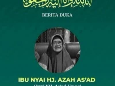 Pesantren Darul Ulum Jombang Berduka, Nyai Hj Azah As'ad Wafat