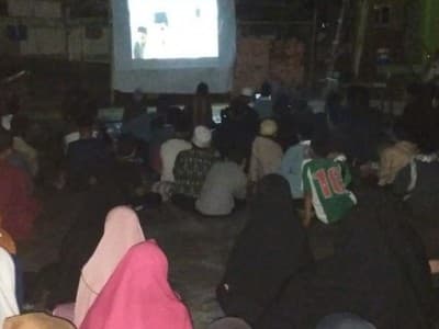 Nobar 'Sang Kiai' di Nunukan Pupuk Semangat Kebangsaan