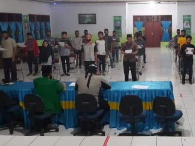 Melihat Kaderisasi Banser di Pematangsiantar Sumut